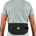 Ergodyne ProFlex 1500 Weight Lifters Style Back Support Belt, XX-Large, Black