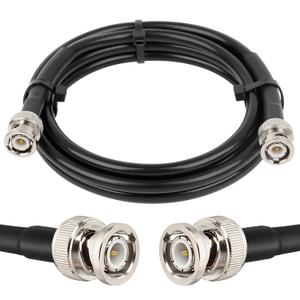 RG8X BNC Male to BNC Male Coaxial Cable 6FT 50 ohm Ultra Low Loss for Antenna, RF Radio, Modem, Oscilloscope, Spectrum, Analyzer, Signal Generator
