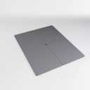 Treaton, 1.5-Inch Split Bunkie Board for Mattress/Bed Fully Assembled, Improved Comfort and Support, Queen(Fold), Grey