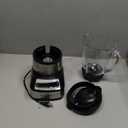 Hamilton Beach Wave Crusher Blender For Smoothies With 40 Oz Glass Jar and 14 Functions, Ice Sabre Blades & 700 Watts for Consistently Smooth Results, Black + Stainless Steel (54221)