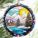 Christmas Ornament, Winter Sunrise Ornament, Christmas Decoration, Heirloom Keepsake, Holiday Ornaments 2023, Xmas Gift Exchange, Gift Idea, Christmas Tree Ornament