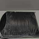 OUSHENG Mesh Decorative Garden Fence Fencing, 24in (H) x 10ft (L) Dog Barrier Outdoor for Yard, Rustproof Metal Wire Panels Border Blockers for Small Animal Rabbit, Black Arched