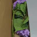 Purple Hydrangea Artificial Flowers 3pcs Lifelike Faux Hydrangea Real Touch Fake Flowers for Home Wedding Christmas Office Party Living Room Decoration,22inch