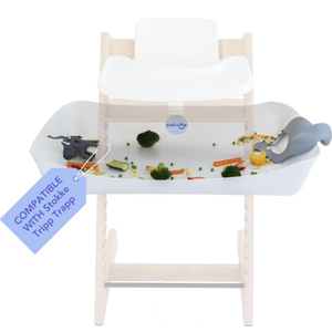 CATCHY - Food Catcher - Compatible with Stokke Tripp Trapp High Chair 11 Other High Chairs - Highchair Sold Separately - Baby & Toddler Food & Mess Catcher - Under High Chair Accessory
