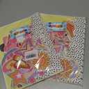 134Pcs Back to School Popcorn Bulletin Board Classroom Decoration Cute Popcorn Boxes Cutouts Name Tags Boarder Trim Back to School Popping Party Classroom Chalkboard Wall Door Decor Supplies