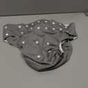 Adult Cloth Diaper Cover Nappy Reusable Washable Adjustable for Disability Incontinence Person (Grey)