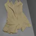 YIANNA Fajas Colombianas Postpartum Shapewear for Women Tummy Control Butt Lifter Body Shaper with Zipper Crotch (X-Large, Beige)