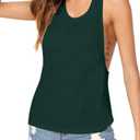 Remidoo Women's Racerback Workout Tank Tops Sleeveless Yoga Top Athletic Gym Shirts Green X-Large (Green, XL)