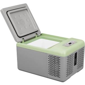 Alpicool C9PT Mini Portable Freezer, 12 Volt Car Refrigerator, 10 Quart Fast Cooling, with 12/24V DC and 100-240V AC for Outdoor, Camping, RV, Truck, Boat