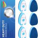 Dishwand Refills Sponges Refill, Dish Wand Replacement Heads, Heavy Duty Scrub Dots Brushes Soap Dispenser, Non Scratch Dispensing Scrubbers, Dishwashing Cleaning Supplies Kitchen Sink Dishwasher Tool (6pack)