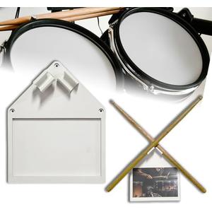 Wall Mount Drumstick Holder for Collection and Display, Drumstick Display Holder for Pair of Drumsticks and Postcard Photo, Unique for Drummer Gifts, Wall Mounted Drumstick Display Holder for Drummers