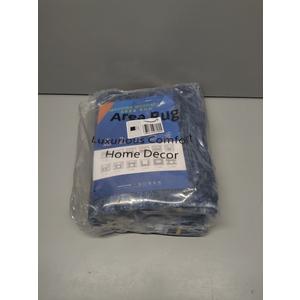 RUGSREAL Christmas Rug 3x5 Pine Cones Decor Rug Non Slip Washable Rugs Low Pile Indoor Floor Cover for Bedroom Living Room, Blue