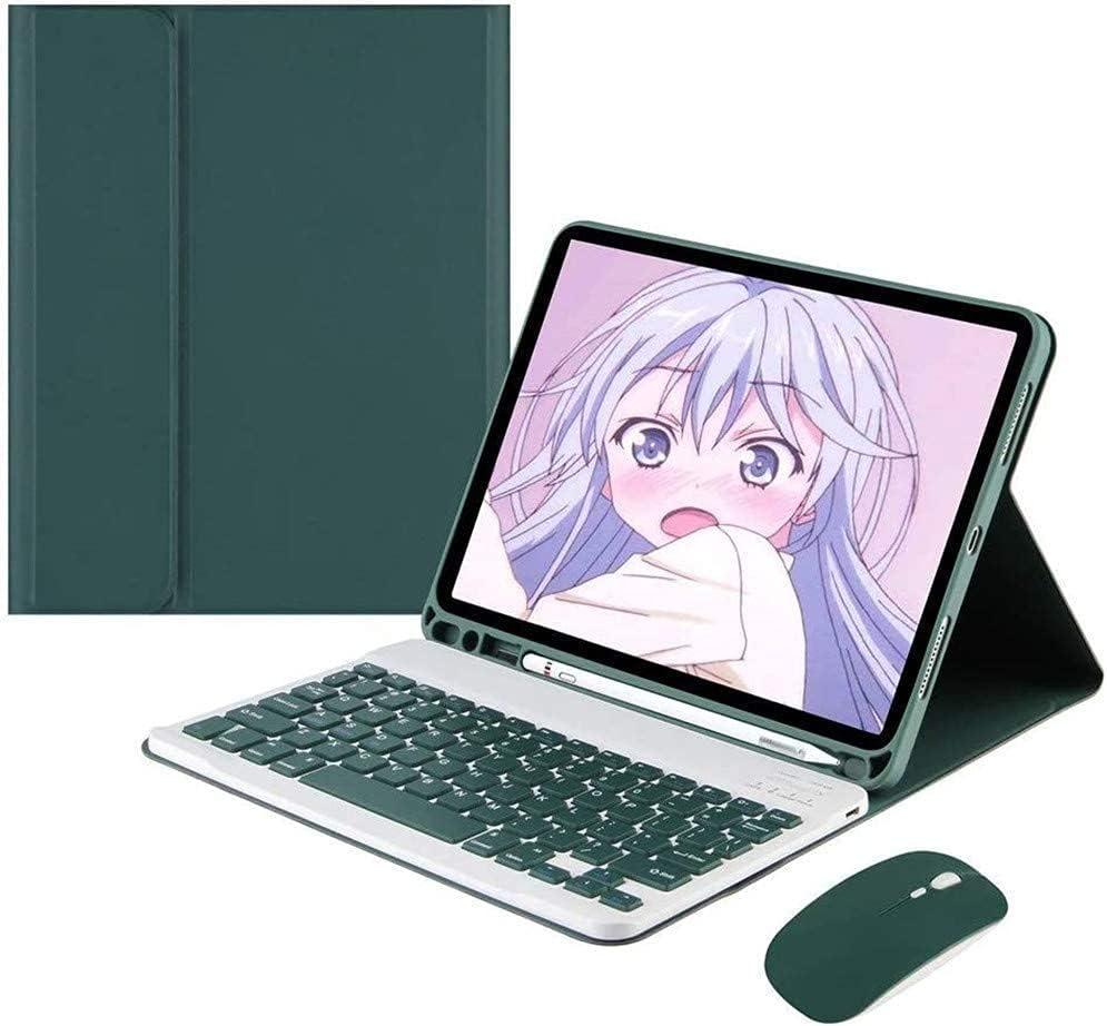 AnMengXinLing Keyboard Case with Mouse for iPad Air 13 Inch (M4 2026/M3 2025/M2 2024)/Pro 12.9 6th/5th/4th Generation, Magnetically Detachable Bluetooth Keyboard Cover with Pencil Holder, Teal