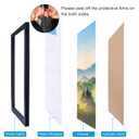 HUKONHEP 21x29 Black Picture Frames, Photos Frame with Plexiglass, Wall Gallery Photo Frames, Horizontal and Vertical for Wall Mounting, Home Office Decoration