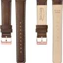 Ritche Christmas Gift Quick Release Leather Watch Bands Genuine Watch Straps for Men Women Top Grain Leather Watch Strap, White Elephant Gifts, Stocking Stuffers for Men, Father's Day gifts