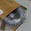 Jadive 2 Pack Pool Pump Replacement Hose Kit Heavy Duty Flexible Filter Hoses 1.5" Diameter 39" Long for Above Ground Pools Skimmers and Sand Filters UV Resistant with 4 Stainless Steel Clamps (Grey)