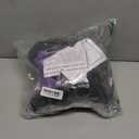 Car Seat Covers Full Set, Polyester Vehicle Front  Rear Bench Seat Protectors with 5 Headrest Covers, Automotive Interior Chair Protection Accessories, Universal Fit (Purple)