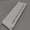 Stainless Steel Stove Gap Covers,Stove Gap Filler, Range Trim Kit, Stove Gap Guards, Heat Resistant and Easy to Clean, Easy retractable Length 13.8" to 27.5", Width 0.79",White(2PCS)