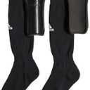 Adidas Unisex-Child Performance Youth Sock Shin Guards, Black/ White, Medium