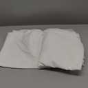 Crescent Bedding Twin White Fitted Sheet Only - Soft & Comfy 100% Cotton (Twin, White)