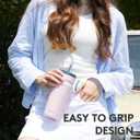 COKTIK 24oz Insulated Tumbler with Lid and Straw Iced Coffee Cup Reusable Stainless Steel Travel Mug Water Bottle Cupholder Friendly for Women Men Her Him (Bay Leaf)