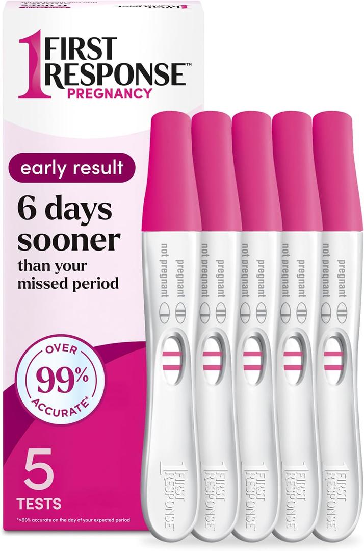 First Response Early Result Pregnancy Test, 5 Count Pack of 1