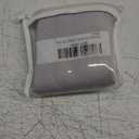 Pillowcase 16 x 22 Inch, Egyptian Cotton Set of 2 Pillowcase Zipper Closure 600 Thread Count Count - Travel 16x22 Zipper, Silver Solid