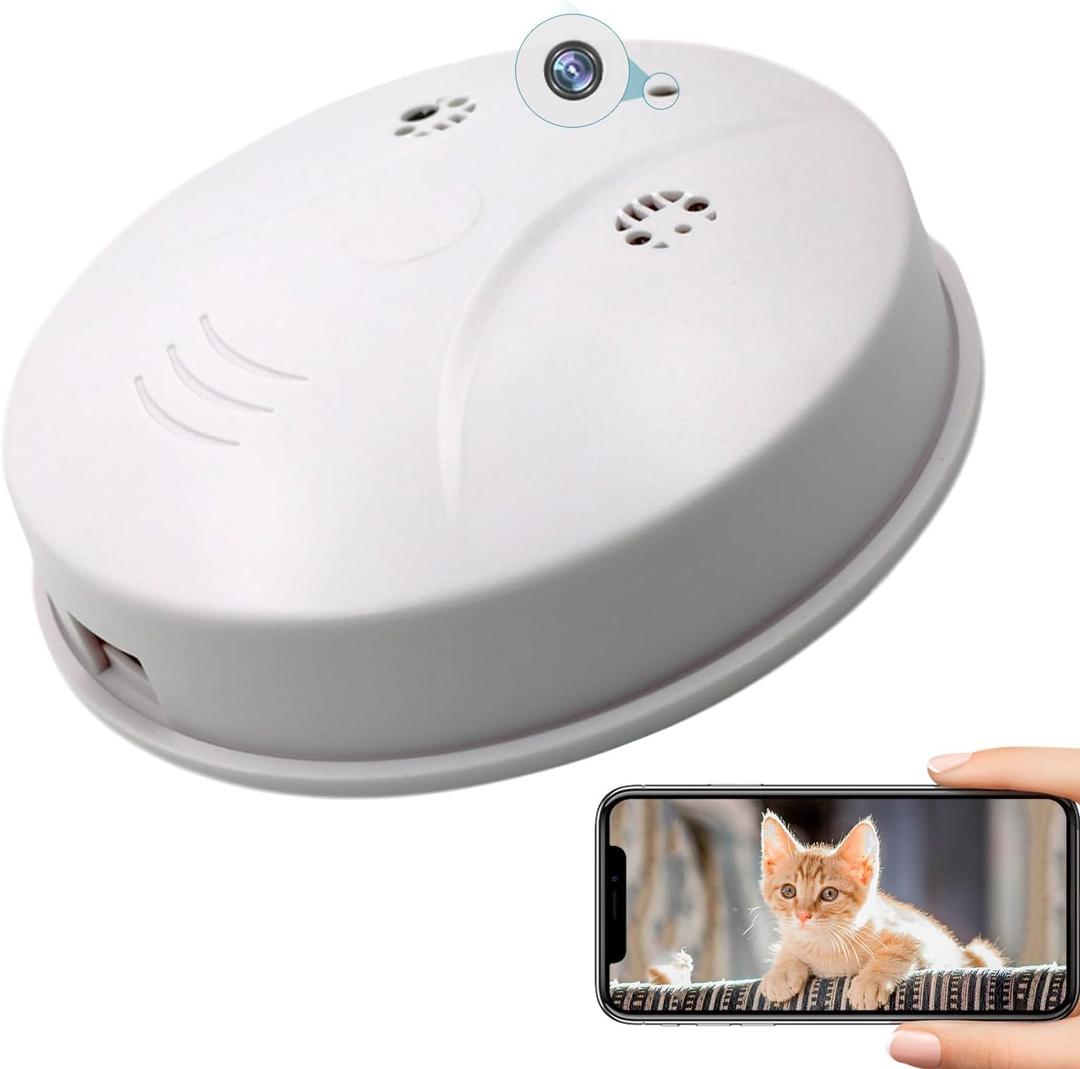 Hidden Camera Nanny Cam Wireless Indoor Cameras 1080P FHD WiFi Security Cams Motion Detection for Home Office Surveillance
