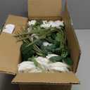 Hananona Artificial Roses in Bulk, Fake Velvet Silk Roses Realistic Rose for Wedding Centerpieces Flower Arrangement Home Decor (50, White)