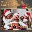 2 x Christmas Card, Vintage Record Player Music Pop Up Card with Holiday Songs for family, friends, kids and loved ones, the perfect retro gift for Christmas
