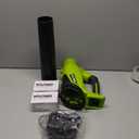 Leaf Blower, Electric Cordless Leaf Blower with 2 Batteries and Charger, 2 Speed Mode, Lightweight Cordless Blower for Blowing Leaves, Patio Cleaning, Blowers for Lawn Care and Dust