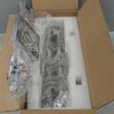 SAMTEEN Chrome Crystal Wall Sconce Modern 4-Light Crystal Sconces Wall Lighting Tube Shape Glass Wall Light Fixture for Bedroom Living Room Hallway Kitchen Bathroom Vanity Light