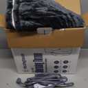 Westinghouse Heated Throw Blanket, Electric Blanket Throw with 6 Heating Levels and 2-10 Hours Time Settings, Flannel to Sherpa Super Cozy Heated Blanket Machine Washable, 50x60 inch, Charcoal