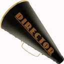 Windy City Novelties Hollywood Directors Party Kit Includes Directors Megaphone + Clapboard + Award Trophy