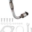 Front Catalytic Converter Kit Fit For Chevy GMC Models Captiva Sport 2012-2015, Equinox 2010-2017, Terrain 2010-2017 L4 2.4L Replace 16796 16581 (EPA Compliant)
