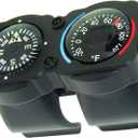 Sun Company CyclGage Bike Thermometer and Compass | Bicycle Handlebar Accessory