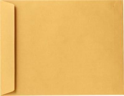 LUXPaper 10 x 13 Open End Envelopes | Brown Kraft | 24lb. Text | 50 Qty