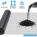 3 Ft x 164 Ft Geogrid for Retaining Wall, Bi-Directional Geo Grid Roll with Gloves, HDPE Geogrid for Gravel Driveway, Subgrade Reinforcement, Slope & Soil Stabilization, Erosion Control