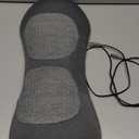 3 in 1 Electric Lumbar Support Pillow with Adjustable Height for Bed and Chair, Back Massager with Heat, Back Massager for Pain Relief Deep Tissue, Electric Lumbar Pillow with Heat Vibration Traction