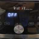 Instant Pot Vortex Plus 6QT XL Air Fryer, 6-in-1, Broils, Dehydrates, Crisps, Roasts, Reheats, Bakes for Quick Easy Meals, 100+ In-App Recipes, Dishwasher-Safe, from the Makers of Instant Pot, Black (Stainless Steel)