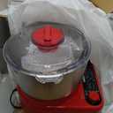 Electric Dough Maker with Ferment Function, 6.5QT Stand Dough Mixer, Dough Kneading Machine with 304 Stainless Steel Bowl, Removable Lid & Knob Control, Ideal for Bread, Pizza, Pasta - Empire Red