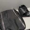 CAR PASS Bling Diamond Car Seat Covers Full Set, Shining Rhinestone Waterproof Faux Leather, Rear with Zipper, Universal Fit Automotive Glitter Crystal Sparkle Strips for Cute Women Girl, Silver