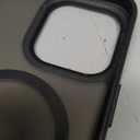 Frosted Translucent Black for iPhone 14 Pro - Impact Resistant and with Magnets