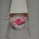 30 OZ Tumbler Lid Replacement for Stanley Cup, 2 Pack Flip Straw Replacement Lids with 2 Straws for 30 OZ Tumbler, Spill Proof Tumbler Lids for Stanley Cup (Clear - Hot Pink)