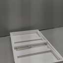 Bamboo Bed Tray Table,Breakfast Trays with Folding Legs,Kitchen Serving Tray for Sofa,Eating and Working,Used As Laptop Desk Snack Tray,White