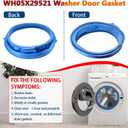WH05X29521 Washer Door Boot Gasket Seal Fit for GE Front Load Washer GFW550SSN1WW GFW550SSN1WW GFW510SCN1WW GFW550SPN1DG GFW550SPR5RS GFW550SSN3WW GFW510SCN2WW GFW510SCN3WW
