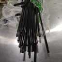 VTRIN 10 Tiers Shoe Rack Tall Large Capacity Wide Shoe Organizer Sturdy Shoe Shelf for Entryway with Two Hooks Metal Shoe Storage for Closet, Bedroom, Black