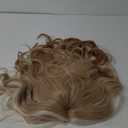 26 Inches Light Blonde Mix Strawberry Blonde Wigs for Women Long Wavy Middle Part Wig Natural looking Synthetic Fluffy Hair for Cosplay,Halloween,Daily Use