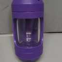 OYKOSE Herb Grinder Storage Jar with 8x Magnifying Lid, Light-Up Viewing, Fresh Keeping, and Portable Grinding (Purple)