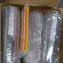 100PCS 16 oz Clear Plastic Cups with Lids and Colorful Straws, Round Bottom Disposable To Go Coffee Smoothie Juice Bubble Tea Cups, PET Party Cups for Holiday, Birthdays, Picnics, Christmas